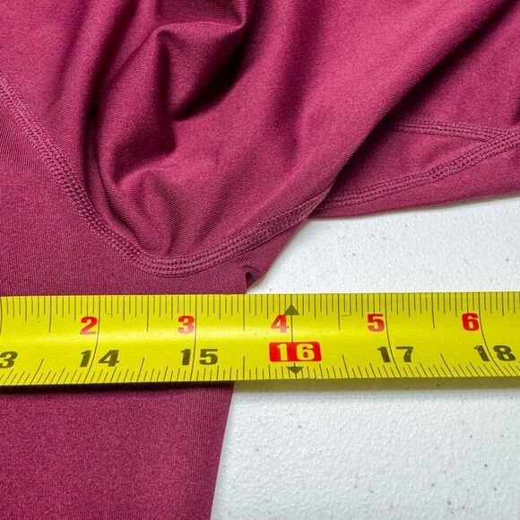 Nike Shirt Womens Large Red Pro Combat Compression Gym Train Running Outdoor - Picture 12 of 14